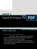 Input Output Devices Presentation