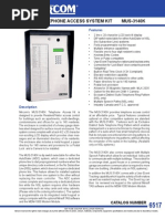 Mircom MUS3140K Data Sheet