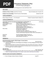 Chance Nursing Resume 2015