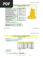 Hoja Excel para El Calculo de Muros de Contencion