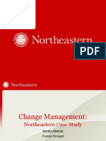 Change Management Case Study - Northeastern University