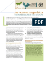 Los Recursos Zoogeneticos Una Red de Seguridad para El Futuro FAO PDF