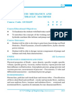 Fluid Mechanics and Hydraulic Machine