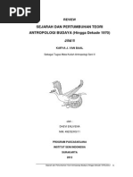 Review Sejarah Dan Pertumbuhan Teori Antropologi Budaya II