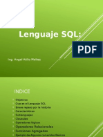 Lenguaje SQL