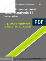 Multidimensional Real Analysis 2