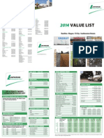 Lafarge 2014 PriceList