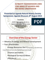 Electricity Transmission and Impact On Migratory Birds Ogwal J.J