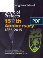 PFS Board of Prefects 150th Anniv Commemorative Magazine