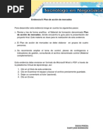 Evidencia 8 Plan de Accion Del Mercadeo DIANA PINEDA Y DAISY RODRIGUEZ