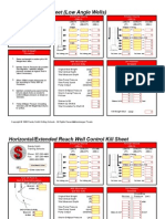 Randy Smith Well Control Kill Sheet - English and Metric