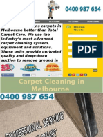 Carpet Cleaning in Melbourne