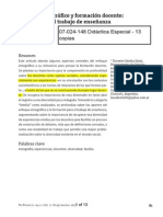 Cerletti - Enfoque Etnográfico y Formación Docente