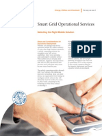 Smart Grid Operational Services - Selecting The Right Mobile Solution Fact Sheet