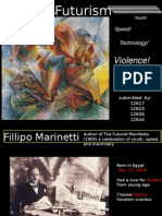 Futurism - F.T. Marinetti