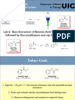 Lab 6: Base Extraction of Benzoic Acid From Acetanilide Followed by Recrystallization and MP Determination