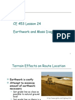 CE 453 Lesson 24 Earthwork and Mass Diagrams