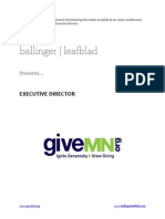 Position Profile - GiveMN - Executive Director