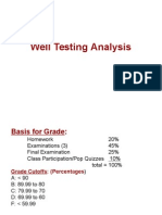 Well Test Course Notes