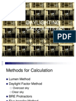 Daylighting CALCULATIONS. - Kroelinger, Mike