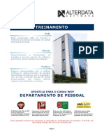 Apostila PROGRAMA Alterdata Depto Pessoal