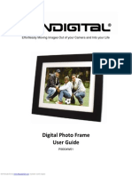 Pandigital Digital Photo Frame 8" PI8004W01B