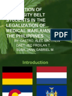 Legalization of Medical Marijuana in The Philippines