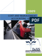 Cost and Management Accounting Glossary