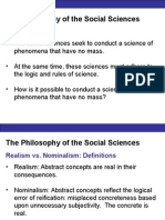 Philosophy of Science