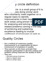 Quality Circle Definition