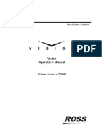 RossVideo Vision-Operators-Manual