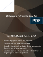 Reflexión y Refracción de La Luz