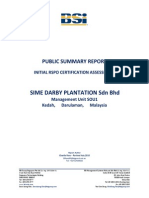 Sime Darby Summary Report