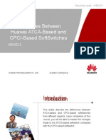 Differences Between Huawei ATCA-Based and CPCI-Based SoftSwitches ISSUE2.0