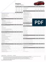 BMW 1 Series F20 Spec Sheet