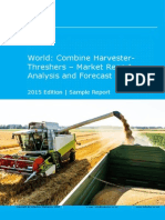 World: Combine Harvester-Threshers - Market Report. Analysis and Forecast To 2020