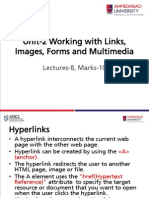 Unit-2 Working With Links, Images, Forms and Multimedia PDF