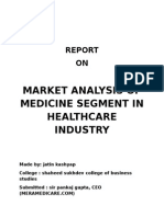 Market Analysis of Medicine Segment in Healthcare Industry