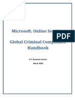 Microsoft Online Services Global Criminal Compliance Handbook