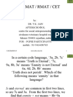 Frequent Questions For Rmat MAT, CAT, GMAT, ICMAT, UPMAT, Aptitude Tests