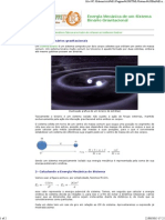 Energia Mecânica de Um Sistema Binário Gravitacional