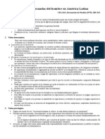 Puebla Visiones Inadecuadas Del Hombre en América Latina Esquema