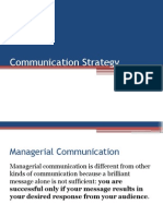 Communication Strategy