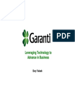 Garanti Bank - Leveraging Technology To Advance in Business