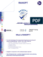 Ranopt: AIRCOM's Solution To Measurement Based Post Processing