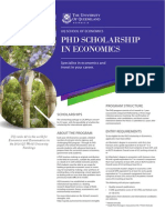 PHD Scholarships Flyer 2014