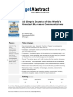 10 Bsecrets of The Worlds Greatest Business Communicators e