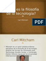 Qué Es La Filosofía de La Tecnología de Mitcham