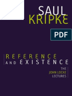 Saul Kripke Reference and Existence The John