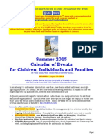 Calendar of Events - August 23, 2015